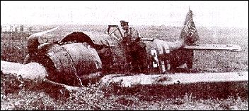 FW.190 Бремера после посадки